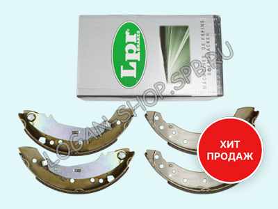 Колодки тормозные задние Logan, Sandero (203x39 мм, система TRW) LPR