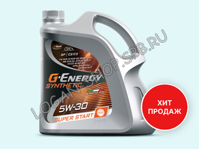 Масло моторное G-Energy Synthetic Super Start 5W30 C3 4 л