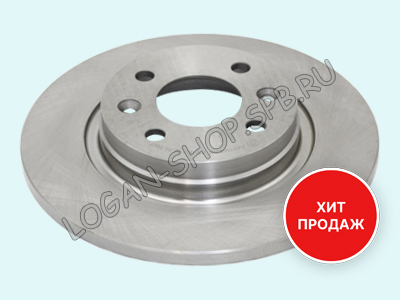 Диск тормозной Logan, Sandero Автореал (1 шт.)