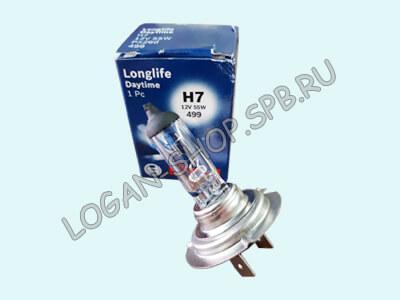 Лампа автомобильная H7 12V 55W Bosch Longlife Daytime 1987302078